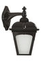 Opviq Lámpara de Pared Exterior Estilo Americano Negro y Blanco BAP-68185-BSY-M3